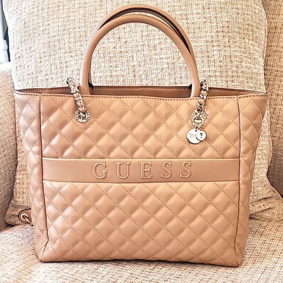 Guess Handbags - NWOT'S! GUESS -Women's Carryall Bag-Zip Closure-Chain Shoulder Strap/Top Handles